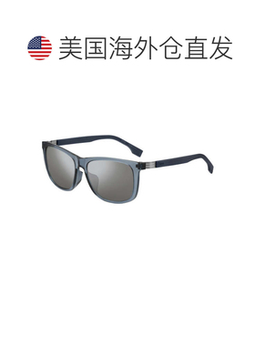 自营hugo bossBOSS 1617/F/S 0PJPT4蓝色/银色镜面-蓝色 美国奥莱
