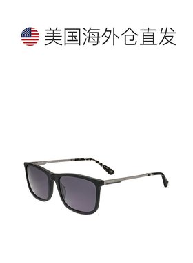 自营 Hackett男式56毫米灰色太阳镜-黑色 美国奥莱直发