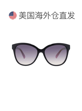 自营Betsey Johnson吸烟猫眼女士太阳镜10263555。CGR BLKSMK-多