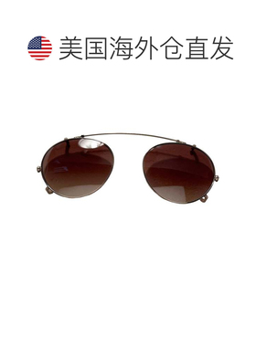 自营Oliver Peoples Unisex 49mm Soft Gold Clip-On Frames - so