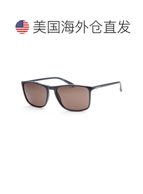 自营Calvin Klein Men's 57mm Navy Sunglasses - navy 美国奥莱
