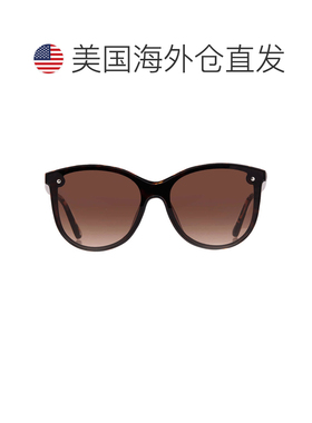 自营Nine West Brown Oval Ladies Sunglasses 10268562.KHL TORB
