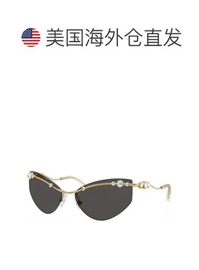 自营Swarovski  SK 7039 400487 61mm Womens Irregular Sunglass