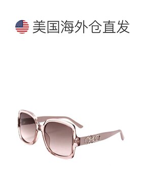 自营 Jimmy Choo女士55毫米绿色太阳镜-粉红色 美国奥莱直发