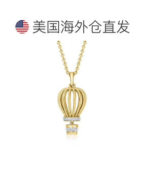 自营Ross-Simons Diamond Hot Air Balloon Pendant Necklace in