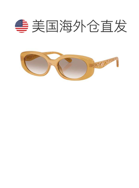 自营Coach女士54 mm乳白色腮红太阳镜-乳白色腮红 美国奥莱直发