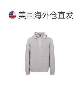 自营Herno Wool Men's Hoodie - gray 美国奥莱直发