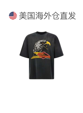 自营Amiri Men's Eagle T-Shirt - black 美国奥莱直发