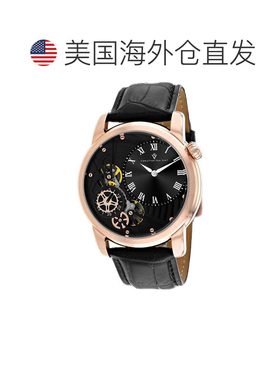 自营Christian Van Sant Men's Sprocket Auto-Quartz Black Roun