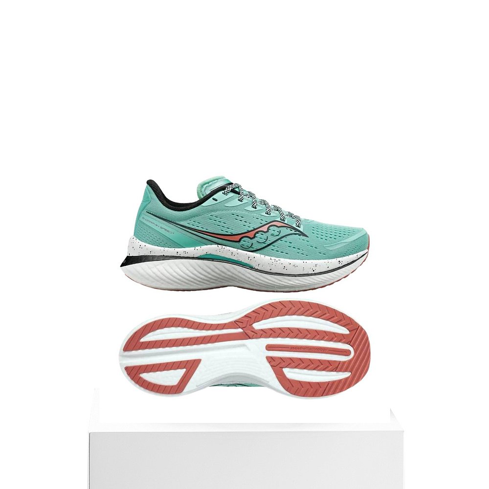 saucony女式 Endorphin Speed 3 跑鞋 小树枝/黑色 Vert - 小树枝 - 图3