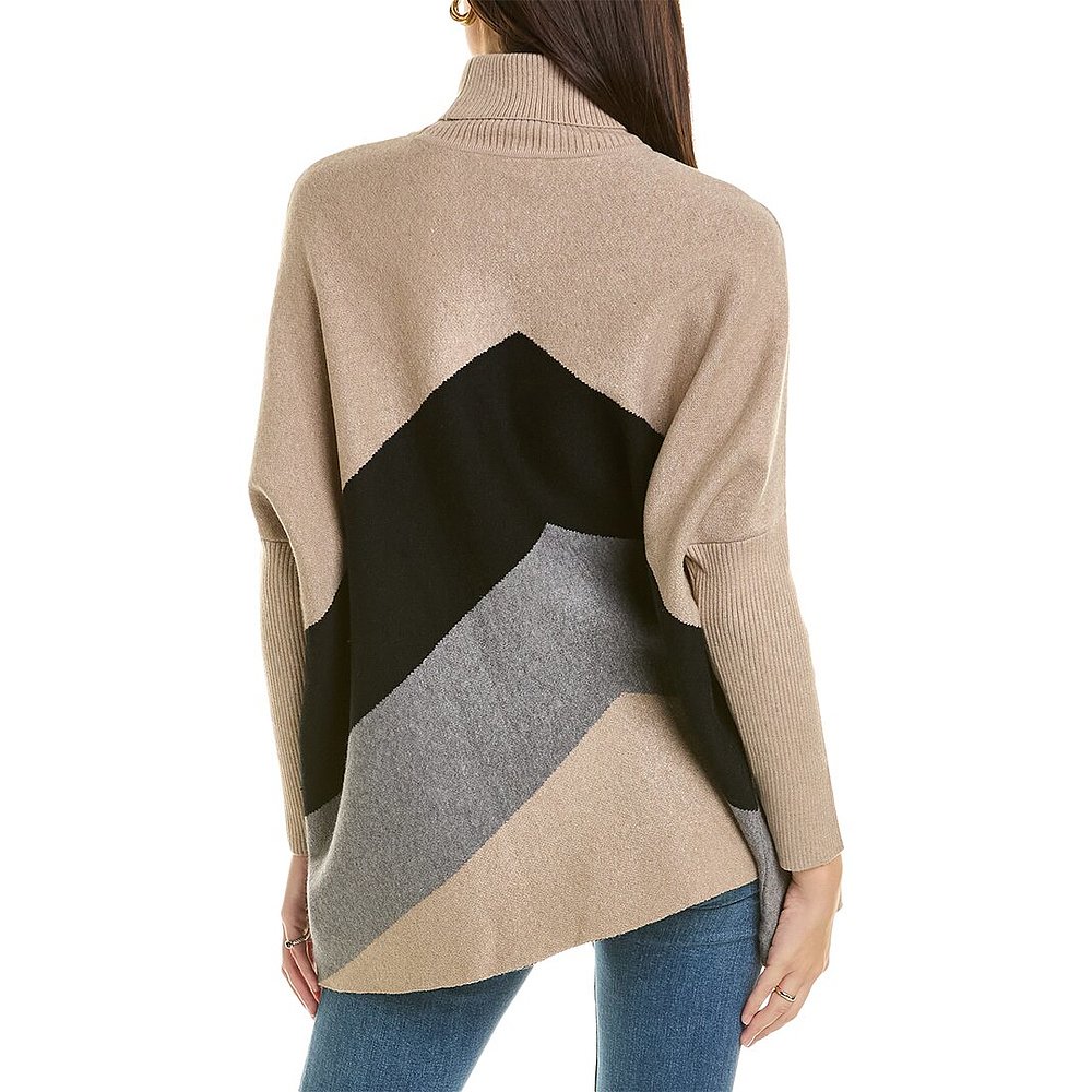 自营Joseph A. Turtleneck Tunic Sweater - brown 美国奥莱直发 - 图2