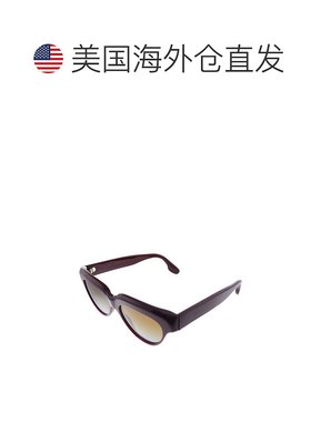 自营Victoria Beckham VB 602S 604 53 毫米女士猫眼太阳镜 - 酒