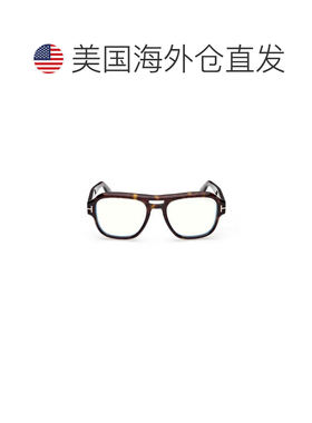 自营tom fordFt6085-B Square Tortoiseshell Frame - white 美国