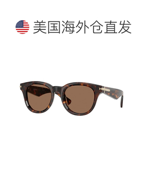 自营Burberry  BE 4439 300273 51mm Unisex Round Sunglasses -