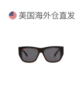 自营alaia方形复古醋酸板材太阳镜-黑色黑色灰色 美国奥莱直发