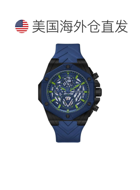 自营Guess Synthetic Sport Men's Watch - blue 美国奥莱直发