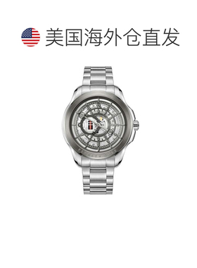 自营Kenneth Cole Men's Classic 44mm Quartz Watch - silver 美