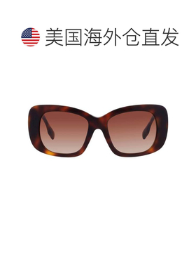 自营Burberry Brown渐变方形女士太阳镜BE4410 331613 52 - multi