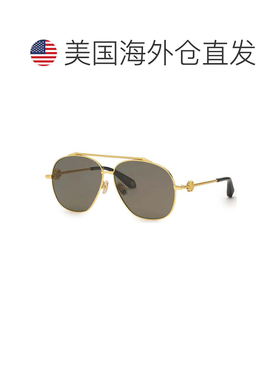 自营Roberto Cavalli Sunglasses Aviator Full Rim, Yellow Gold
