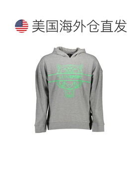 自营Plein Sport Cotton Men Men's Sweatshirt - gray 美国奥莱