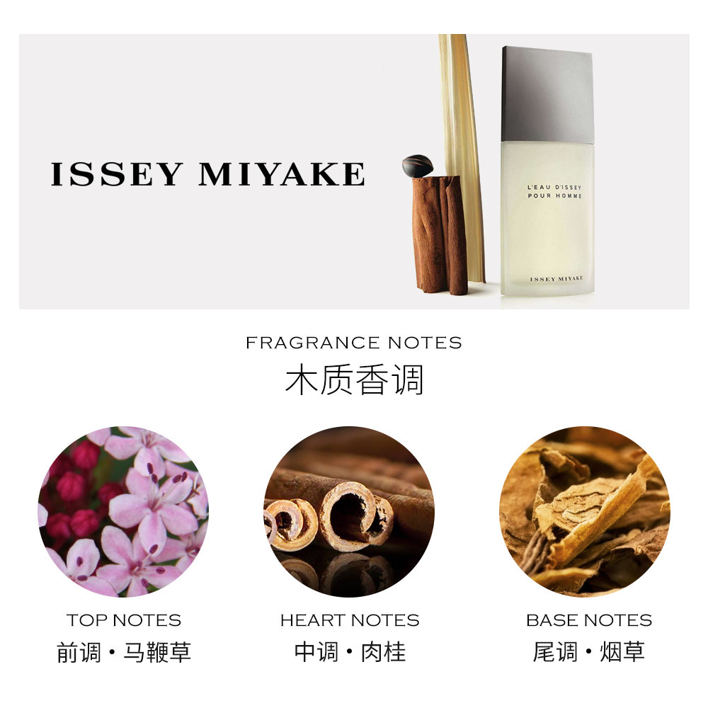 天猫国际美国直购美国直邮Issey Miyake三宅一生男士一生之水持久清新自然香水75ml2