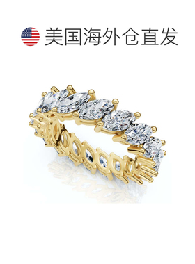 自营pompeii33Ct Marquise Diamond Eternity Ring 14k Gold Lab
