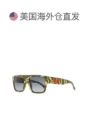 自营 Dsquared2男士图标矩形太阳镜图标0003/s 6DB9O迷彩56mm-6DB