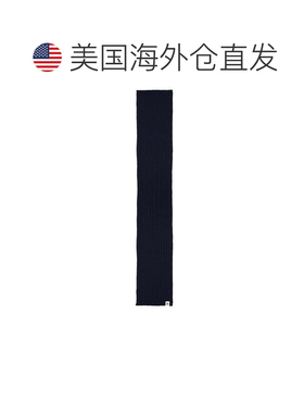 自营ballyMerino Wool Cable Knit Scarf - black 美国奥莱直发
