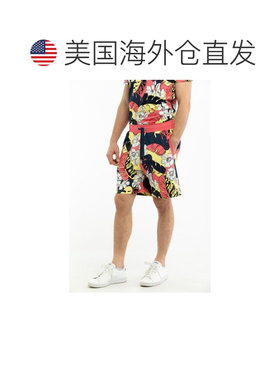 自营Moschino Cotton Swim Men's Shorts - multicolor 美国奥莱