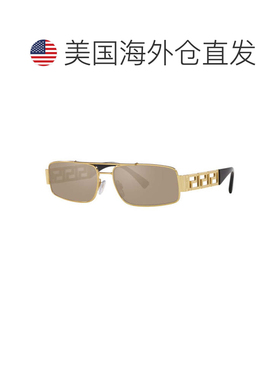 自营versaceVE2257 10025A金色/浅棕色镜面深金-金色 美国奥莱直