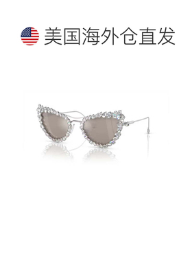 自营swarovski0sk7011 Cat-Eye Sunglasses with Crystal Embelli