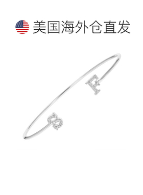 自营vir jewels0.15 克拉钻石手镯手链 .925 纯银铑旧金山 美国奥