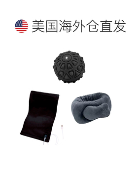 自营pursonic舒适和恢复套装: 全身健康三重奏工具-黑色和灰色 美