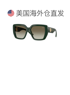 自营Burberry女士54毫米绿色太阳镜-绿色 美国奥莱直发