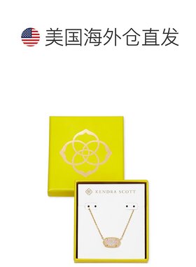 1h可退 【美国直邮】Kendra Scott|14k 镀金珍珠母吊坠项链，15