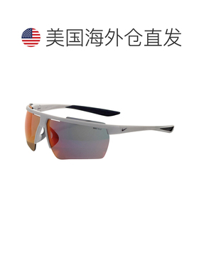 自营Nike Men's 75 mm White Sunglasses - white midnight navy
