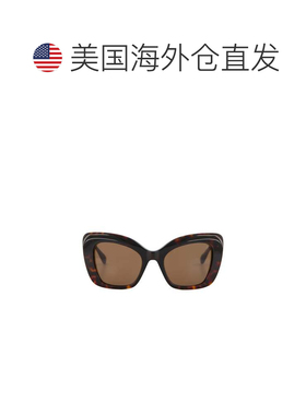 自营balenciagaTortoiseshell Diva蝴蝶大号太阳镜-棕色 美国奥莱