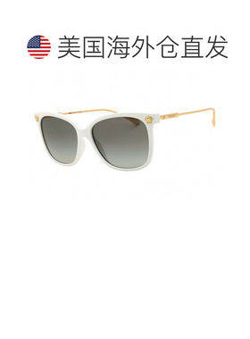自营versaceVE4507U 314-11抛光白色/深灰色-抛光白色 美国奥莱直