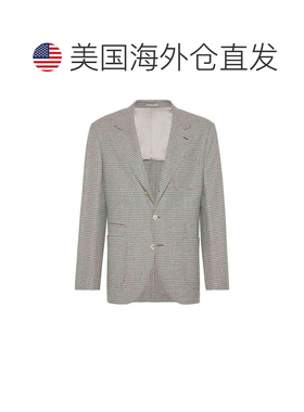 自营Brunello Cucinelli Wool Men's Blazer - army 美国奥莱直发