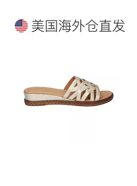 自营Tuscany by Easy Street Edda Sandals Women's Bone Slip-On
