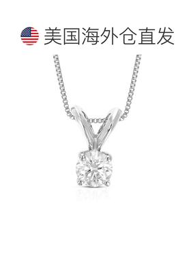 自营vir jewels1 cttw Lab Grown Diamond Solitaire Pendant Nec
