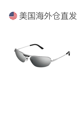 自营balenciagaBB0245S 002银/银镜-银 美国奥莱直发