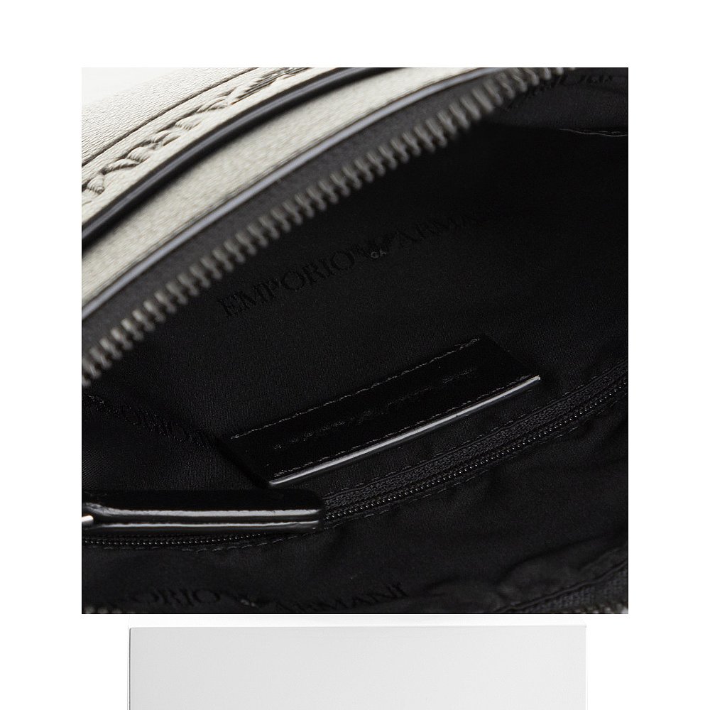 FFRONTEE探物美国站香港直发ARMANI阿玛尼男士春秋黑色商务单肩包Y4M218YSL5J810723