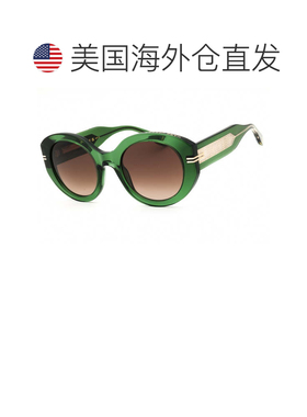 自营marc jacobsMJ 1110/S 01ED HA绿色/棕色渐变-绿色 美国奥莱