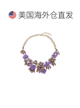 自营eye candyAmata Statement 项链 - 薄荷色 - 紫色 美国奥莱直