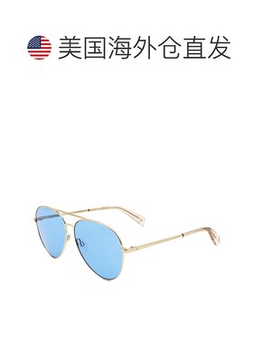 自营 rag & boneRag&Bone中性款59mm金米色太阳镜-金米色 美国奥