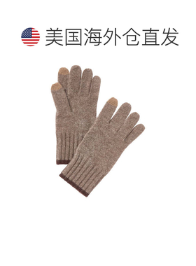 自营Phenix罗纹袖口羊绒手套-灰色 美国奥莱直发