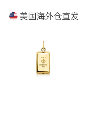 自营Ross-simons意大利14kt黄金金条吊坠-1.00 in 美国奥莱直发