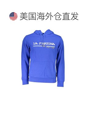 自营La Martina Cotton Men's Hooded Men's Sweatshirt - blue