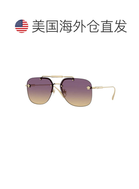 自营versaceFE2296 125270金色浅色/黄色紫色-浅金色 美国奥莱直